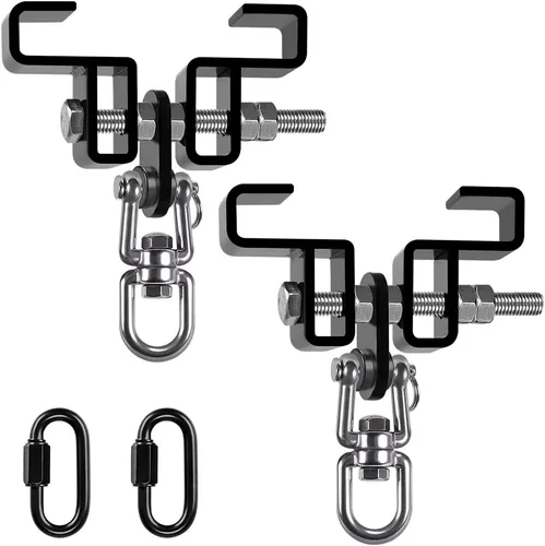 Miniatura 11 de SELEWARE Colgador de Saco de Boxeo de Servicio Pesado y Abrazadera de Viga para Boxeo, Muay Thai, MMA E. Beam Mount Percha para saco de boxeo