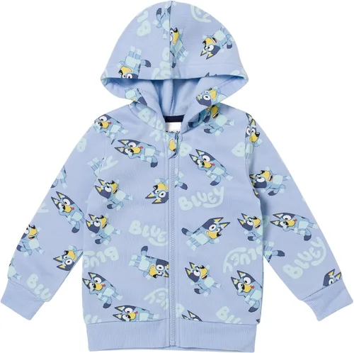 Miniatura 2 de Bluey Conjunto de sudadera con capucha de forro polar con cremallera para niños pequeños a grandes
