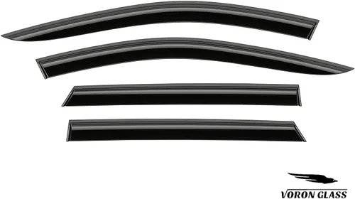 Miniatura 8 de Voron Glass Protectores de lluvia extra duraderos con cinta adhesiva para Hyundai Tucson 2021-2024, deflectores de ventana, viseras de ventana