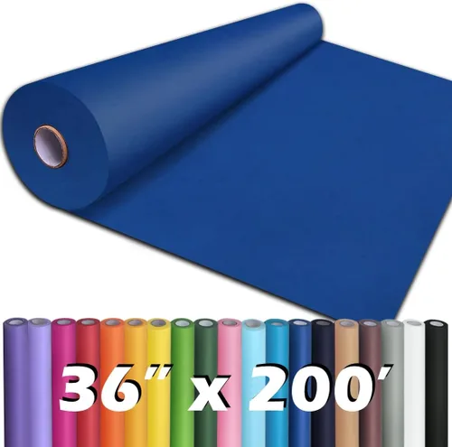 Miniatura 62 de PerkHomy - Rollo de papel kraft blanco de 36" x 2,400" (200') para manualidades, papel de tablón de anuncios, arte, cobertura de mesa, manualidades