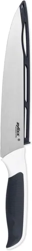 Miniatura 3 de Zyliss E920209 - Cuchillo para tallar cómodo, 7.3 in/7,25 pulgadas, acero inoxidable japonés, negro/blanco, cuchillo de cocina/cuchillo de carne