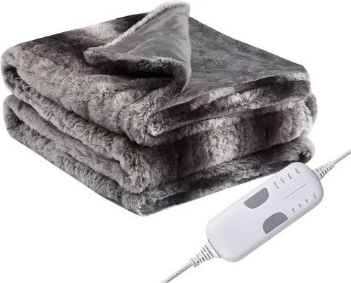 Miniatura 36 de Eydna Manta Eléctrica con Calefacción Tamaño Completo 72"×84" con 6 Niveles de Calefacción y Apagado Automático de 1-10 Horas, Manta con Calefacción