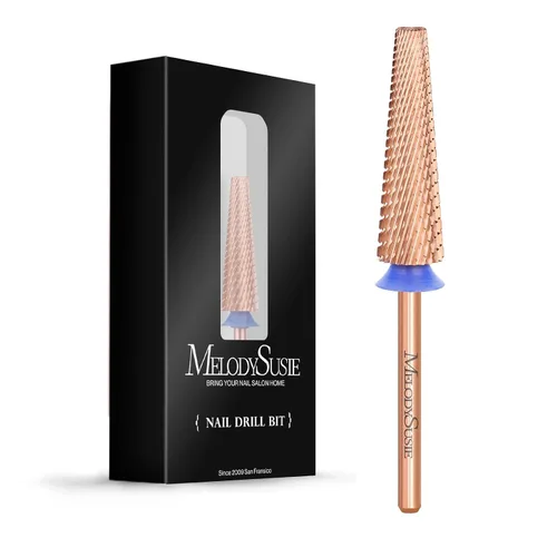 Miniatura 11 de MelodySusie Brocas de uñas súper largas 5 en 1, brocas de carburo de tungsteno de 3/32 pulgadas, adecuadas para manicura, pedicura, cutícula