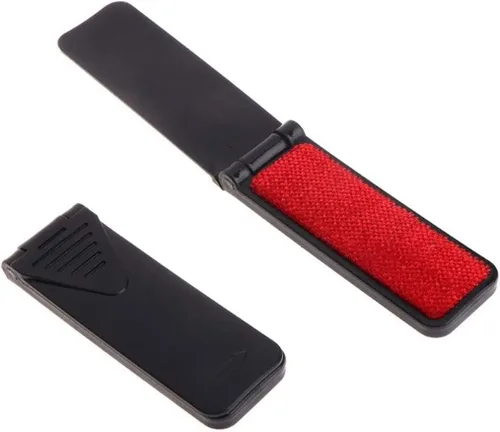 Miniatura 8 de Mini cepillo portátil plegable para pelusas para viajes, bolsa de viaje para eliminar el pelo de las mascotas, herramienta de limpieza de pelusa