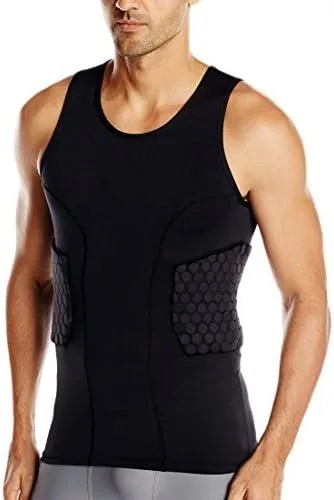 Miniatura 3 de TUOY Padded Shirt Rib Protector Compression Protective Shirt Adult Sizes