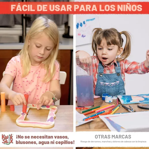 Miniatura 6 de The Pencil Grip pintura tipo témpera, sólida, Kwik Stix, de secado superrápido, en paquete de 12 (TPG-602)