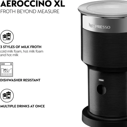 Miniatura 2 de Nespresso Aeroccino XL Espumador de Leche