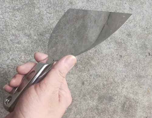 Miniatura 3 de Flex All - Cuchillo raspador de masilla de acero inoxidable, 6 pulgadas, acero inoxidable 420 de grado profesional, totalmente metálico, cuchillo