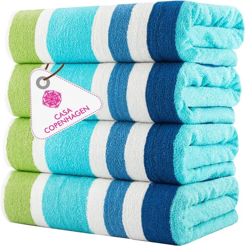Miniatura 14 de CASA COPENHAGEN Solitaire Juego de 6 toallas - Negro, 600 GSM 2 toallas de baño 2 toallas de mano 2 toallitas, diseñadas en Dinamarca, hechas
