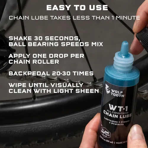 Miniatura 5 de Wolf Tooth Lubricante de cadena WT-1 2 oz bike-oils