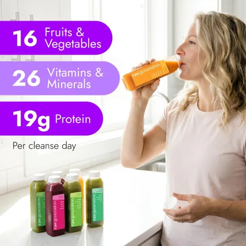 Miniatura 6 de Raw Generation Skinny Cleanse - Limpieza de jugo de 5 días para perder peso, desintoxicación, reducción de la hinchazón y aumento de energía - 30