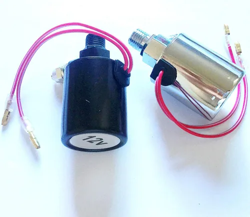 Miniatura 7 de Válvula solenoide de bocina de aire negro 12V piezas de camión Piezas de bocina Cuerno eléctrico Válvulas electrónicas Camión Electroválvula
