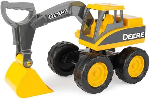 Miniatura 6 de TOMY John Deere Sandbox Juguete Excavadora de Pala Grande con Tolva Basculante - Juguetes de Construcción John Deere - Juguetes para Niños Pequeños