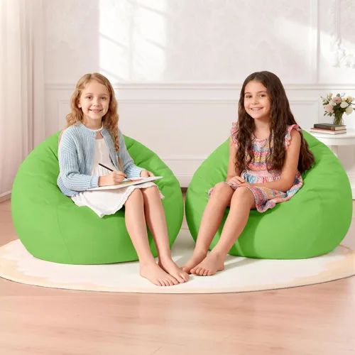 Miniatura 14 de Homguava - Sillón puff de 3 pies Sillón estilo puff grande de 3 pulgadas con relleno de espuma viscoelástica, sofá suave con funda de terciopelo
