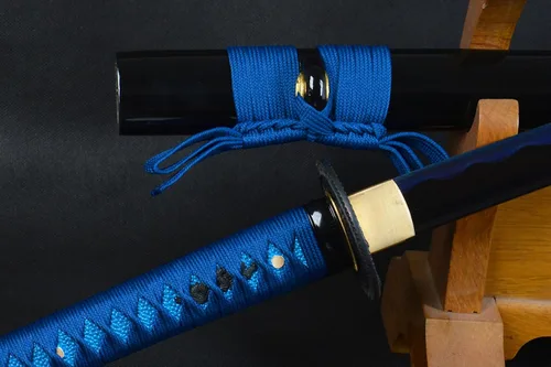 Miniatura 4 de 41 inch Handmade Japanese Samurai Katana Sword Full Tang for Man Gift Cosplay Decoration Self Defense