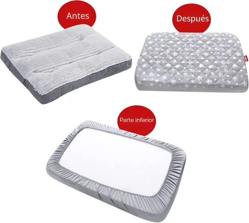 Miniatura 4 de Fundas impermeables de repuesto para cama de perro, lavables y fáciles de quitar, funda acolchada silenciosa para cama de mascotas, bonito estampado