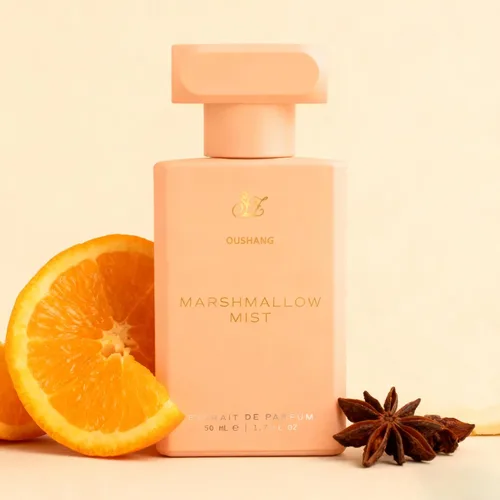 OUSHANG Perfume de niebla de malvavisco dulce para mujeres y hombres, fragancia de almizcle de vainilla gourmand de larga duración, aroma de Naranja