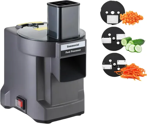 Cortador eléctrico de verduras 3 en 1 y cortador de patatas, trituradora de zanahorias vegetarianas para cortar cebolla en cubitos Máquina
