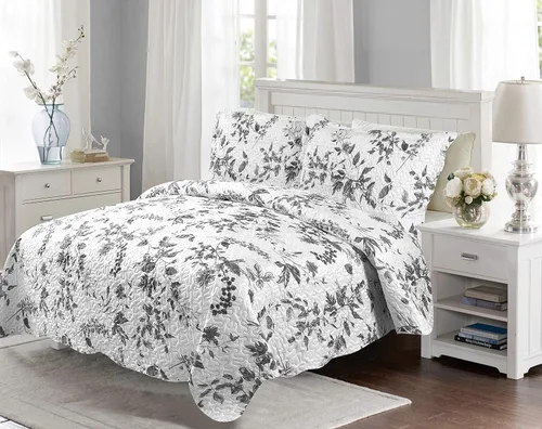 Miniatura 21 de Marina Decoration Juego de colcha de verano de 2 piezas con estampado de Pinsonic en relieve, ultra suave, con 1 funda acolchada, patrón de mandala