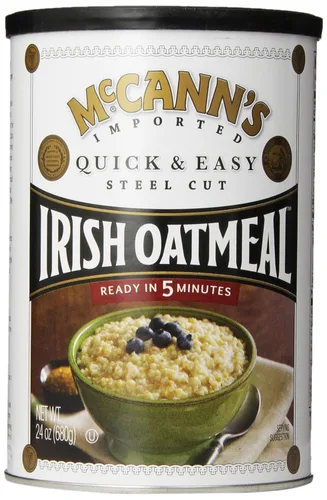 Avena irlandesa cortada con acero McCann, fácil y rápida, 24 onzas (paquete de 6)