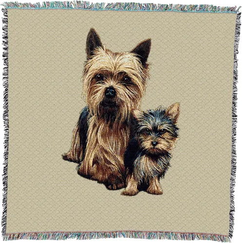 Miniatura 17 de Pure Country Weavers Airedale Terrier - Manta cuadrada de regazo por Robert May - Grupo Terrier, regalo para los amantes de los perros, manta