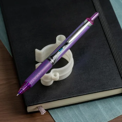Miniatura 4 de Bolígrafo retráctil Pilot Precise V7 RT, de trazo fino, 1 unidad, tinta negra (26072), Púrpura