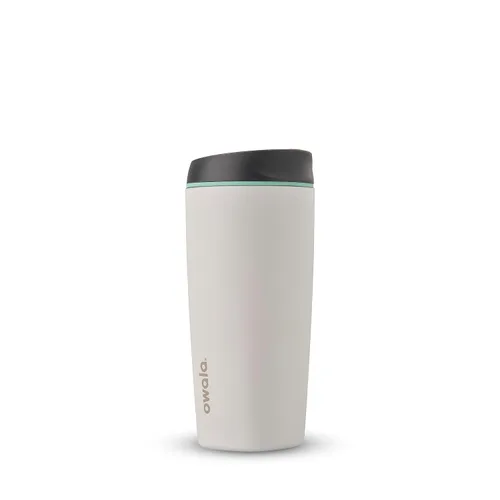 Miniatura 13 de Owala SmoothSip Vaso Térmico de Café de Acero Inoxidable Aislado, Taza de Café Helado Reutilizable, Taza de Viaje para Café Caliente, Sin BPA, 20