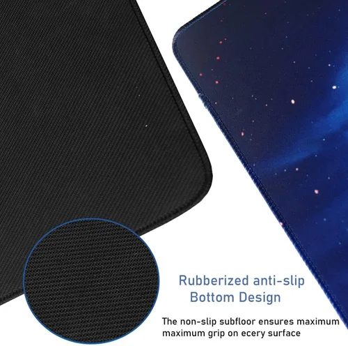 Miniatura 3 de Alfombrilla de mouse grande para juegos, 31.5 x 15.7 x 0.12 pulgadas, alfombrilla de mouse extendida, antideslizante, resistente a derrames