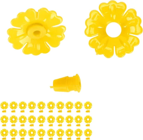 Miniatura 9 de 30 comederos para colibríes, repuesto para comedero de colibríes, repuesto de puerto de alimentación de flores, puertos de alimentación de pájaros