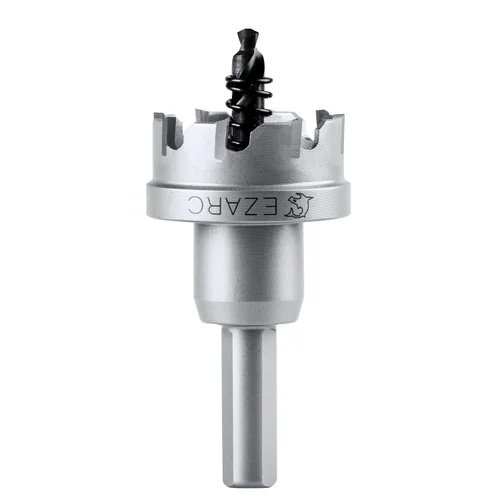 EZARC Sierra Perforadora de Carburo de Tungsteno de Alta Resistencia, Cortador de Agujeros para Acero Inoxidable, Metal en Lámina 1-1/2" 38mm