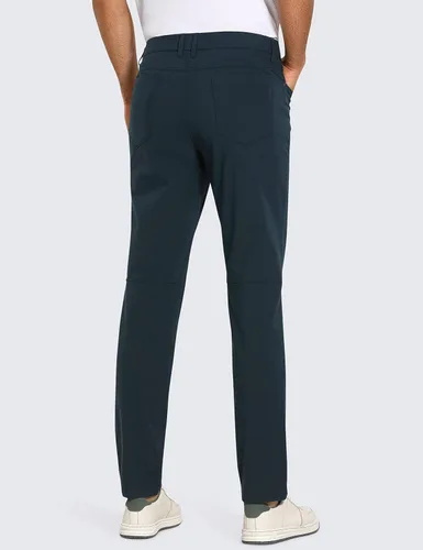 Miniatura 2 de CRZ YOGA Pantalones de golf cómodos para todo el día para hombre con 5 bolsillos, 303234 pulgadas, de secado rápido, ligeros, casuales, para trabajo