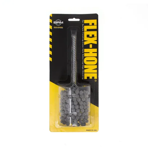 Miniatura 58 de Brush Research BC Flex Hone estándar para cilindros de freno, hidráulica y guías de válvulas, óxido de aluminio, 1-1/8 pulgadas de diámetro, grano