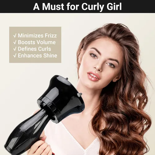 Miniatura 2 de Segbeauty Difusor universal de pelo rizado, accesorio de difusor de pelo adaptable para peluquería de calidad de peluquería, herramienta