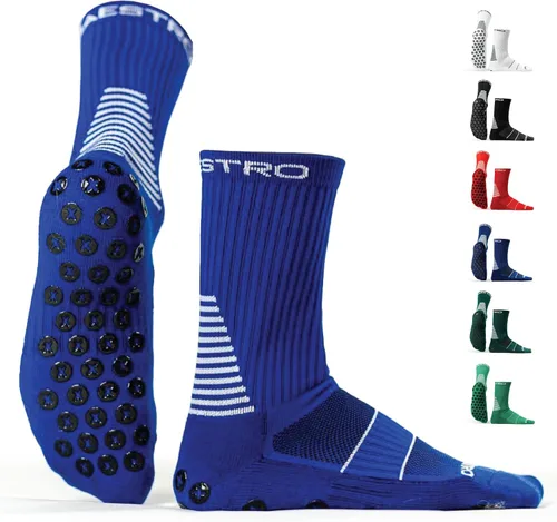 Miniatura 32 de Maestro - Calcetines de agarre de fútbol para hombres y mujeres con almohadillas antideslizantes, ideales para fútbol, baloncesto y deportes