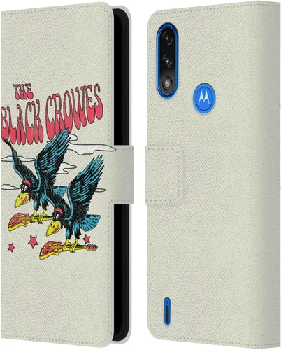 Miniatura 10 de Head Case Designs Funda de piel con licencia oficial de The Black Crowes Artwork Graphics compatible con Moto E7 Power/Moto E7i Power