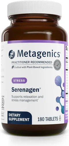 Miniatura 8 de Metagenics Serenagen, fórmula tradicional de manejo del estrés a base de hierbas con raíz de ginseng asiático para ayudar a adaptarse a los desafíos
