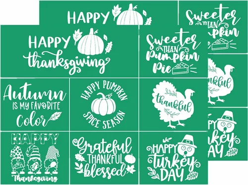 Miniatura 14 de JAJADO 2 plantillas de pantalla de seda navideñas, gnomo de Papá Noel, pasta de tiza de acebo, plantillas adhesivas reutilizables para manualidades