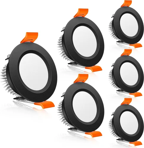 Miniatura 14 de Lámpara LED Downlight de 2 pulgadas, kit de luz de techo regulable de 3 W, luz blanca ultra cálida de 2700 K, luces LED blancas CRI80