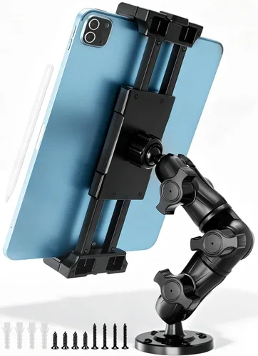 Miniatura 10 de OHLPRO Soporte para tablet con base de taladro resistente, para tablero de instrumentos de 7 a 11.5 pulgadas, iPad/iPad Mini Samsung Galaxy