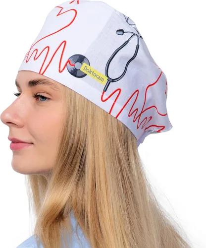 Miniatura 86 de Print Scrub Caps - Sombrero perfecto para enfermeras, médicos y EMTs..