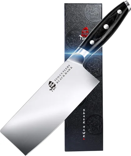 Miniatura 16 de TUO Black Hawk - Cuchillo de filete de 6 pulgadas para recortar grasa de carne, desollado de ciervos, mango de espiga completa, acero alemán de alto