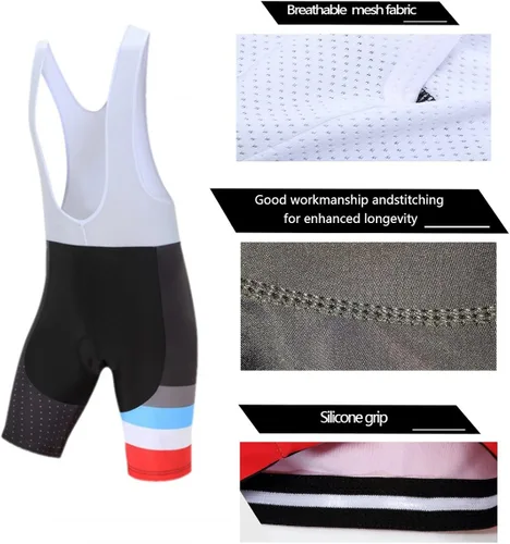 Miniatura 6 de Coconut Ropamo CR - Conjunto de camiseta de ciclismo para hombre de manga corta Jersye kits de ciclismo pantalones cortos con acolchado 3D