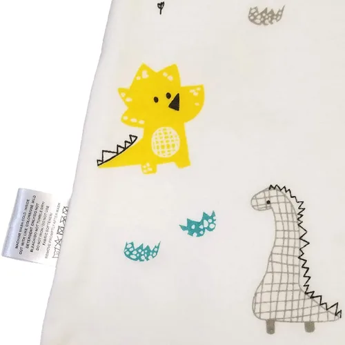 Miniatura 6 de Saco de envolver para bebé con patrón de dinosaurio de algodón de 3 maneras ajustables, mantas para bebé recién nacido de 4 meses, 6 meses, 3 a 9