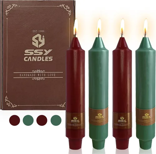 Miniatura 28 de Candelabros de Velas Cónicas Negras, Velas Cónicas Cortas de 5 pulgadas, Candelabros de Velas de Halloween Sin Goteo para Decoración de Navidad