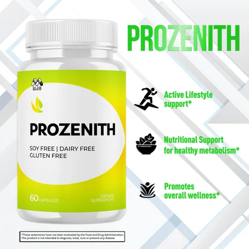 Miniatura 4 de Paquete de 3 cápsulas Prozenith, suplemento oficial de Prozenith con todos los ingredientes naturales, píldoras Pro Zenith Advanced Formula Wellness