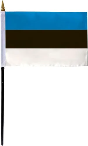 Miniatura 12 de AGAS - Bandera de Estonia de 5 x 8 pies, nailon 200D, 6 agujas cosidas, dobladillo con mosca, nunca se oxida, ojales de latón, bandera nacional