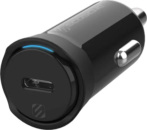 Miniatura 9 de Scosche CPDCA32 PowerVolt - Cargador rápido para automóvil con certificación USB tipo C y USB tipo A de 32 vatios con entrega de potencia 3.0