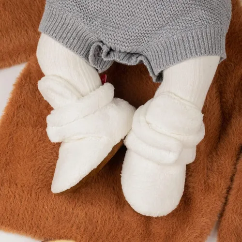 Miniatura 70 de Sawimlgy - Botines de algodón antideslizantes para recién nacido, con agarre, para cuna o para el invierno