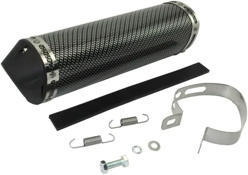 Miniatura 7 de Silenciador de escape de 38 mm con silenciador extraíble y abrazadera para 125cc 140cc 150cc 160cc Pit Dirt Bike ATV Quad Motorcycle Motocross XR