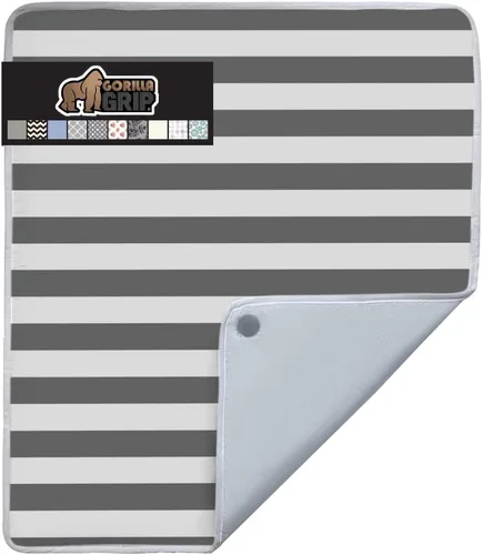 Miniatura 33 de GORILLA GRIP The Original - Funda y almohadilla para tabla de planchar, revestimiento de silicona, acolchado grueso resistente a la quemadura, Gris